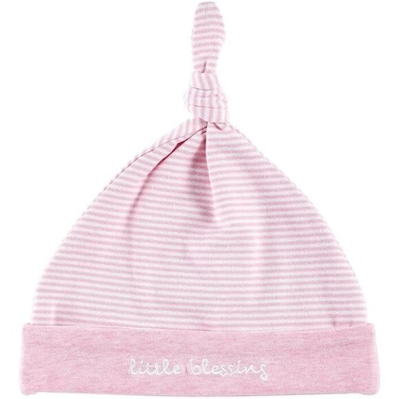 Stephan Baby Unisex Baby Pull on Cap, Little Blessing-Pink, 0-3 Months - Picture 1 of 3